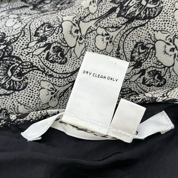 VTG Max Studio Womens Y2K Silk Floral Sheer Tank Top Size 0 Black Dainty Fairy - Picture 8 of 9